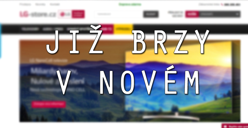 Novinky na LG-store.cz
