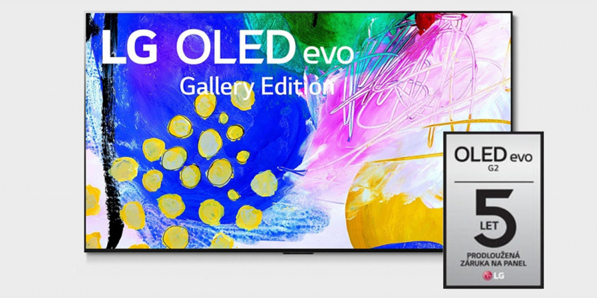 77" LG OLED77G23LA: Špičková televize s 5letou zárukou na panel