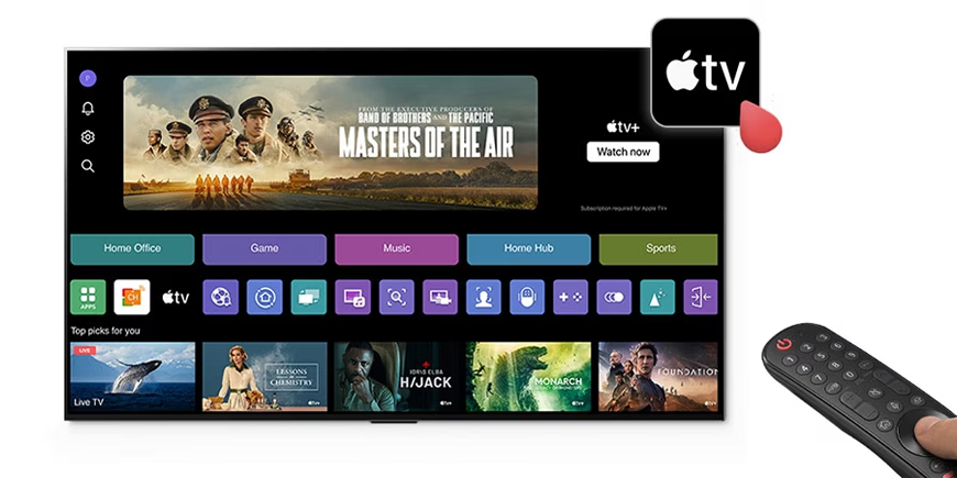 Získejte Apple TV+ na 3 měsíce zdarma s televizory od LG-store!