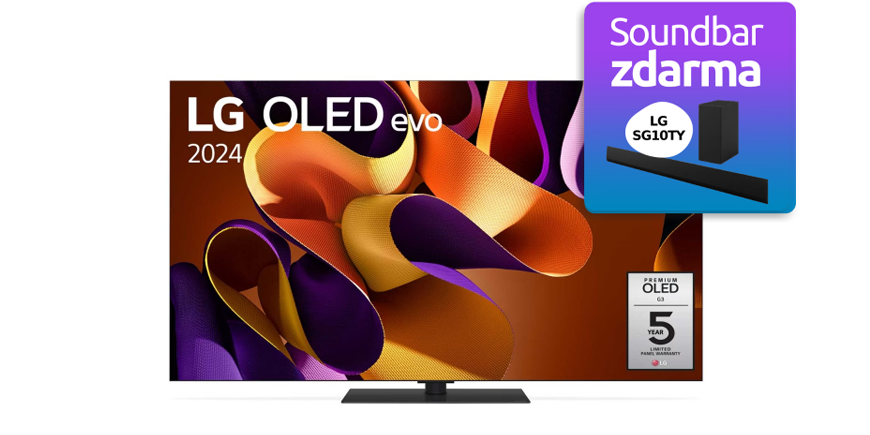 LG OLED65G46 + LG SG10Y zdarma: Perfektní duo pro dokonalý zážitek