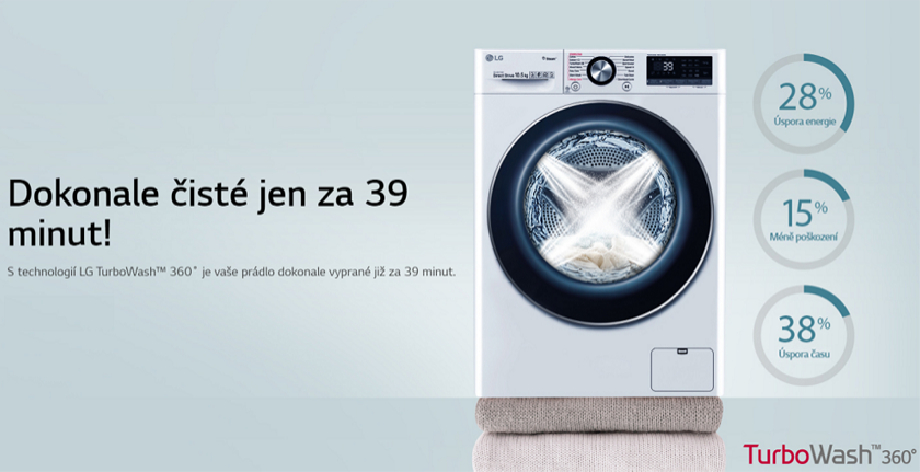 Od teď za vás pere robot - přichází technologie LG AI DD