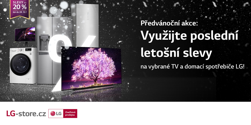Využijte poslední letošní LG slevy